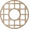 Ekena Millwork O'Neal Wood Fretwork Pierced Ceiling Medallion, Red Oak, 26"OD x 9 1/2"ID x 1/4"T CMWP26X26X0250ONRO - alternate 4